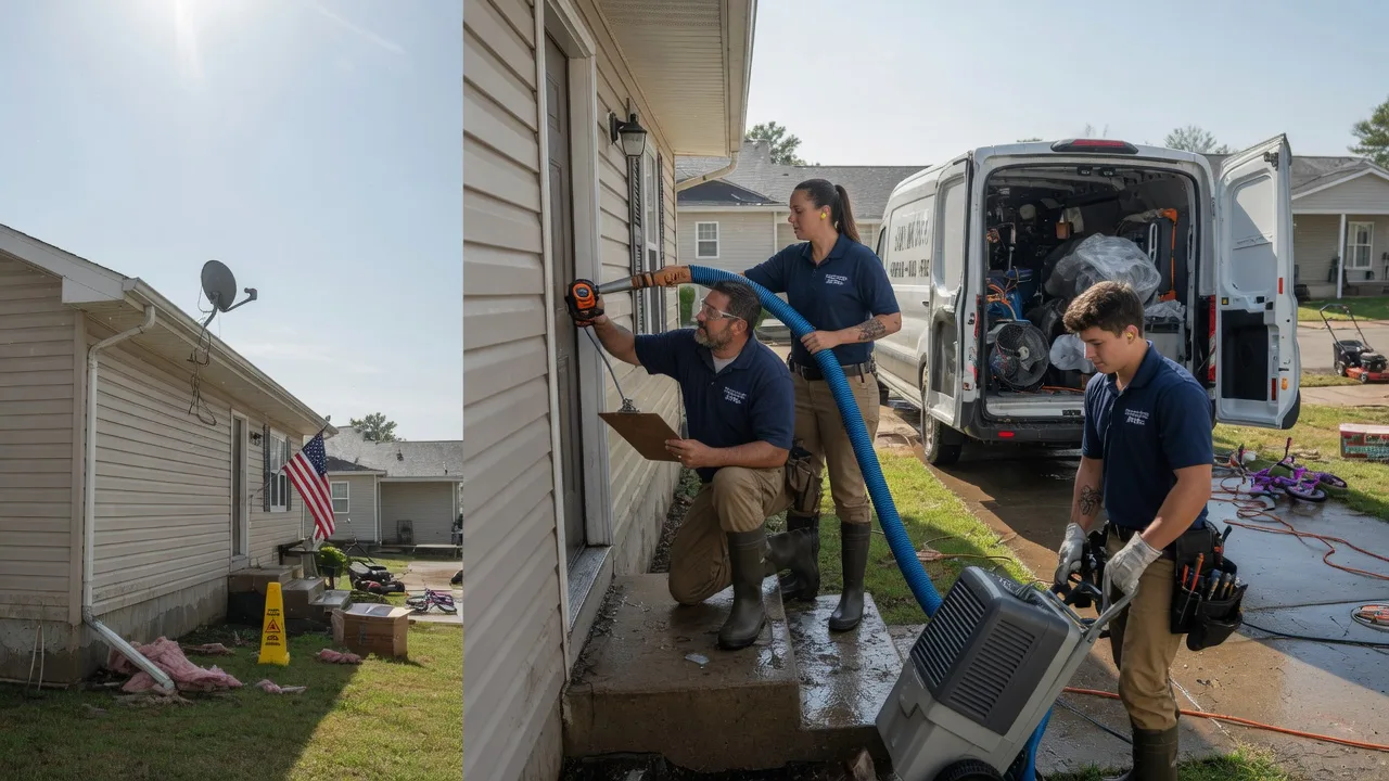 Ceiling Water Damage Restoration in Blair, NE near me